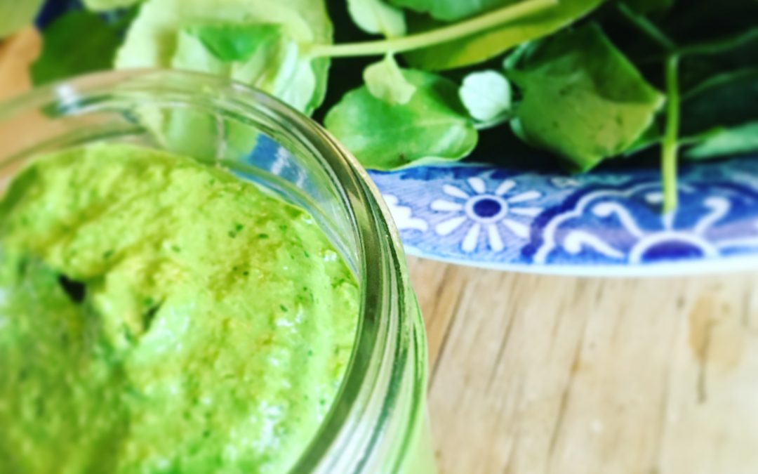 Watercress and Spinach Pesto